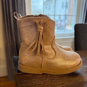 Old Navy Shimmering Gold Kids Boots